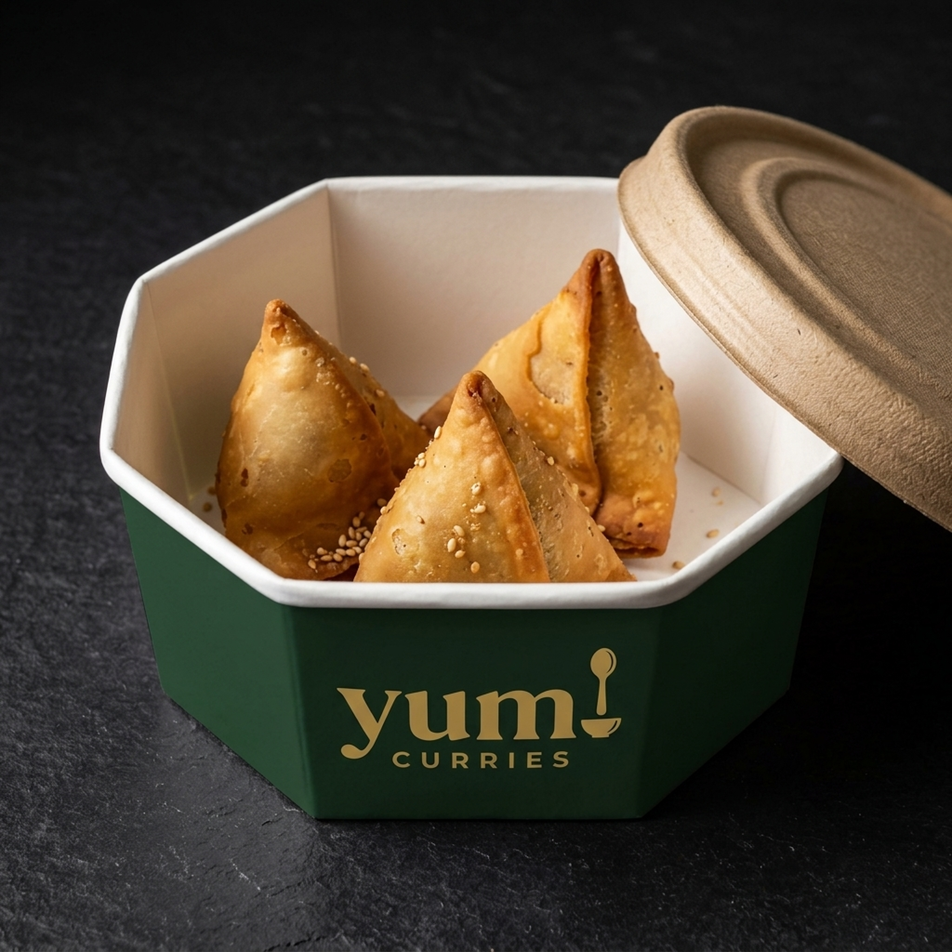 Aloo and Matar Samosa (3 Pcs) — Yum! Curries Brighton